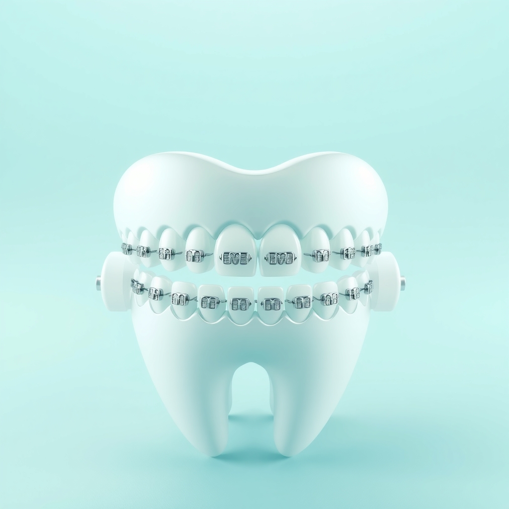 Illustration: Braces Treatment at Usha Dental Clinic, Sector 15